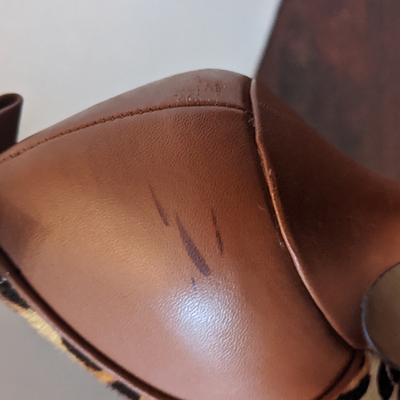 Jessica Simpson leopard print heels - Picture 4 of 8